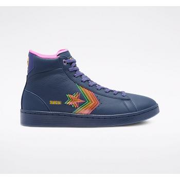 Scarpe Converse Pro Leather Heart Of The City - Sneakers Uomo Blu Marino, Italia IT 42BB